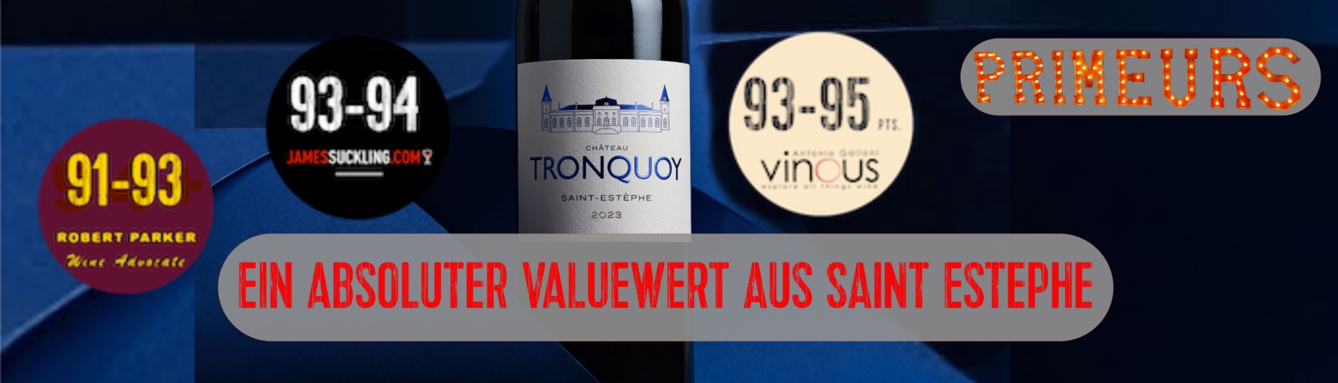 Das Chateau Tronquoy hat sich Qualitativ schark entwickelt und ist eine art Fels in der Brandung