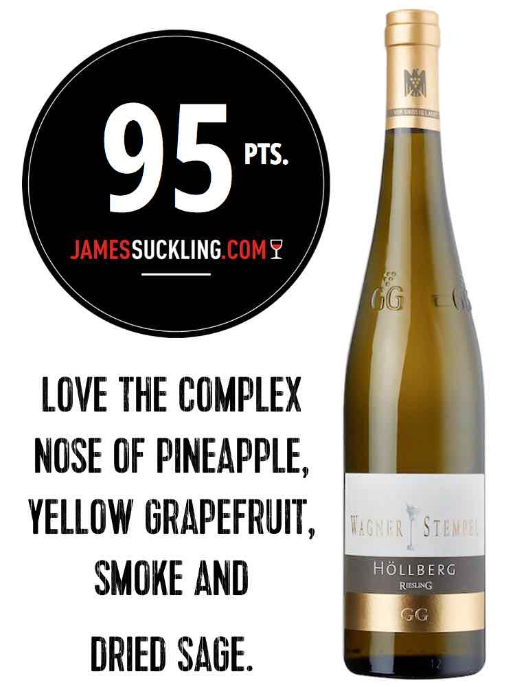 Höllberg Riesling GG 2017 von Wagner Stempel mit 95 Punkten bei James Suckling