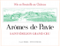 Preview: Label Aromes de Pavie 2023 Saint Emilion