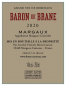 Preview: Rücklabel Baron de Brane 2020 Margaux