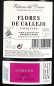 Preview: Bodegas Felix Callejo Flores de Callejo 2023 Etikett Rückseite