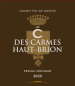 Preview: Frontlabel des Le C des Carmes Haut Brion 2020 Pessac Leognan