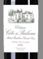 Preview: Label Chateau Cote de Baleau 2023 Saint Emilion