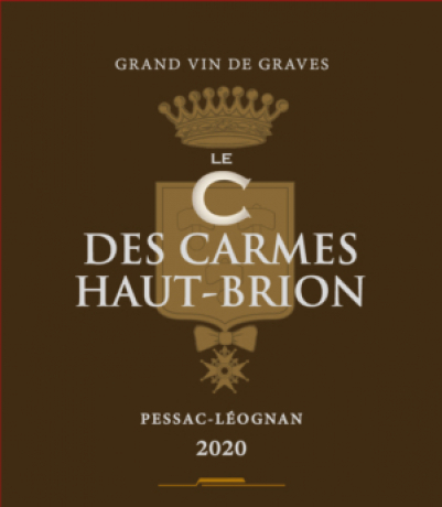 Frontlabel des Le C des Carmes Haut Brion 2020 Pessac Leognan