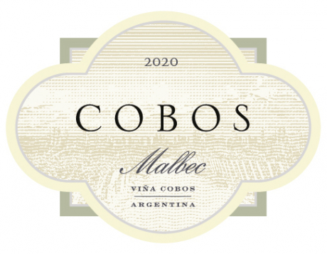 Frontlabel Cobos Malbec 2020 Vina Cobos