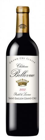 Flasche des Chateau Bellevue 2023 Saint Emilion