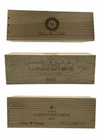 Magnum in 1er OHK Chateau La Mission Haut Brion 2015 rouge Pessac Loegnan