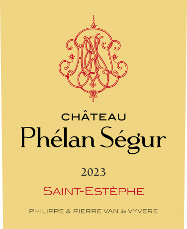 Label Chateau Phelan Segur 2023 Saint Estephe