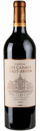 Flasche des Chateau Les Carmes Haut Brion 2022 Pessac Leognan