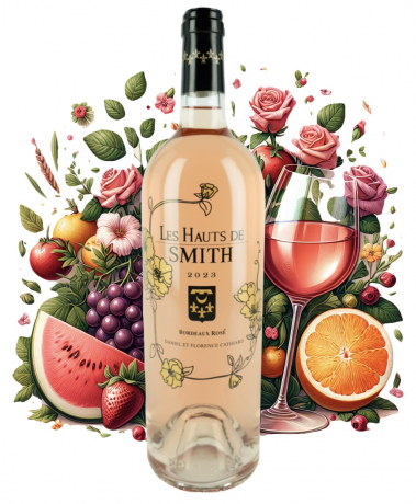 Les Hauts de Smith 2023 Bordeaux Rose