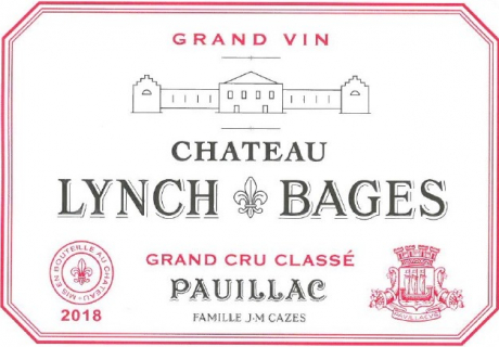 Label Chateau Lynch Bages 2018