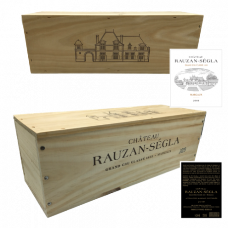 Holzkiste Chateau Rauzan Segla 2019 Margaux