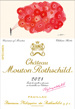 Frontlabel Chateau Mouton Rothschild 2021 Pauillac