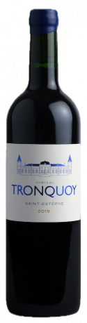 Flasche des Chateau Tronquoy 2019 Saint Estephe