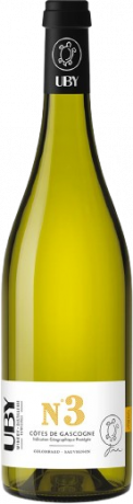 Domaine Uby No 3 Colombard - Sauvignon Blanc 2023 IGP Cotes de Gascogne