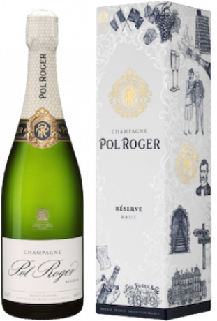 Pol Roger brut Reserve Etuis Champagner Magnum (63,33 EUR / l)