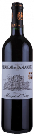 Flasche des Chateau de Lamarque 2022 Haut Medoc