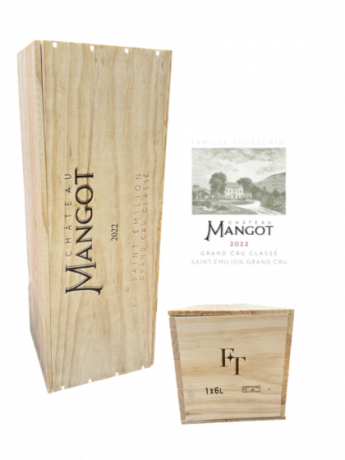 Chateau Mangot 2022 Saint Emilion Grand Cru Classe 6L Imperial in Holzkiste