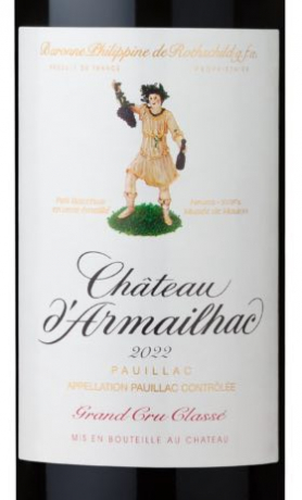 Label Chateau d Armailhac 2022 Paulliac