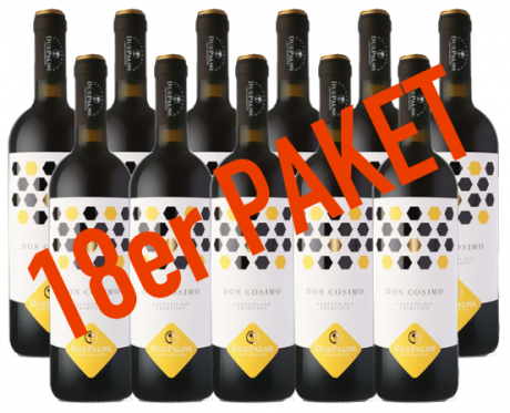 Aktion 124€ | 2019 kaufen bei 18er-Freihaus-Paket Günstig CB-Weinhandel Palme - Don im Salento Cosimo Due Primitivo den