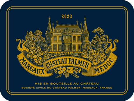 Label Chateau Palmer 2023 Margaux