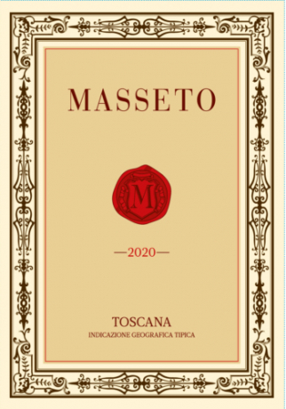 Label Masseto 2020 Toscana IGT