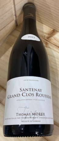 Domaine Thomas Morey 2022 Grand Clos Rousseau Santenay 1er Cru