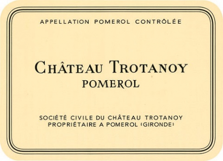 Label des Trotanoy Pomerol