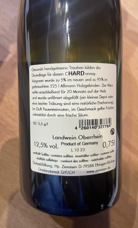 Ziereisen HA 21 Hard Backlabel