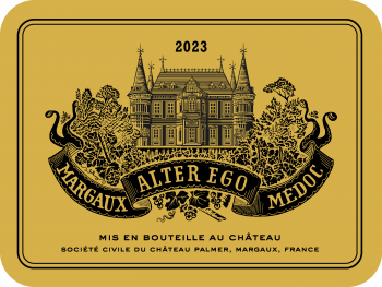 Label Alter Ego de Palmer 2023 Margaux
