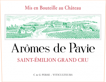 Label Aromes de Pavie 2023 Saint Emilion