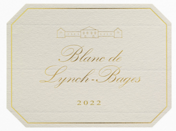 Label des Blanc de Lynch Bages
