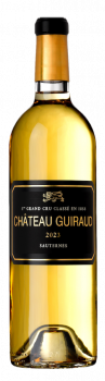 Flasche Chateau Guiraud 2023 suesser Weisswein aus Bordeaux