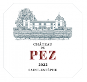 Label des Chateau de Pez 2022 Saint Estephe