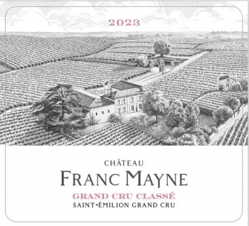Label Chateau Franc Mayne 2023 Saint Emilion