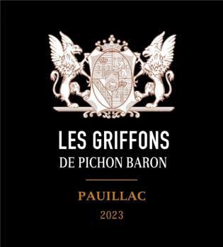 Label Les Griffonss de Pichon Baron 2023 Pauillac