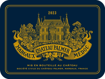 Label Chateau Palmer 2023 Margaux