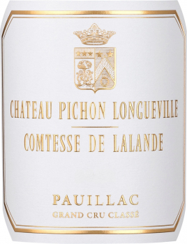 Label Chateau Pichon Longueville Comtesse de Lalande 2023 Pauillac